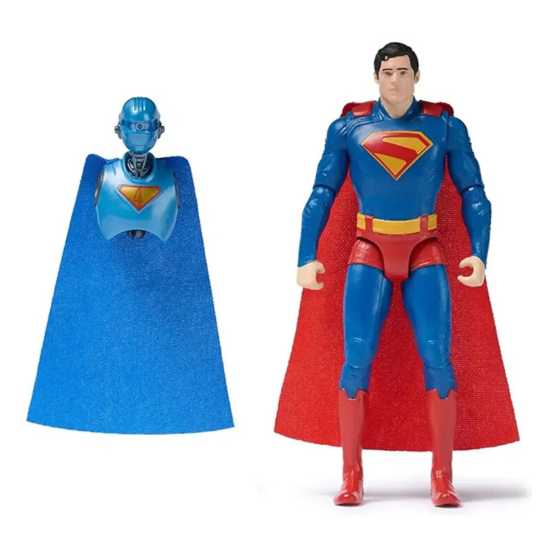 Figura Superman Power Up 15cm Con Accesorios Figura Superman Power Up 15cm Con Accesorios