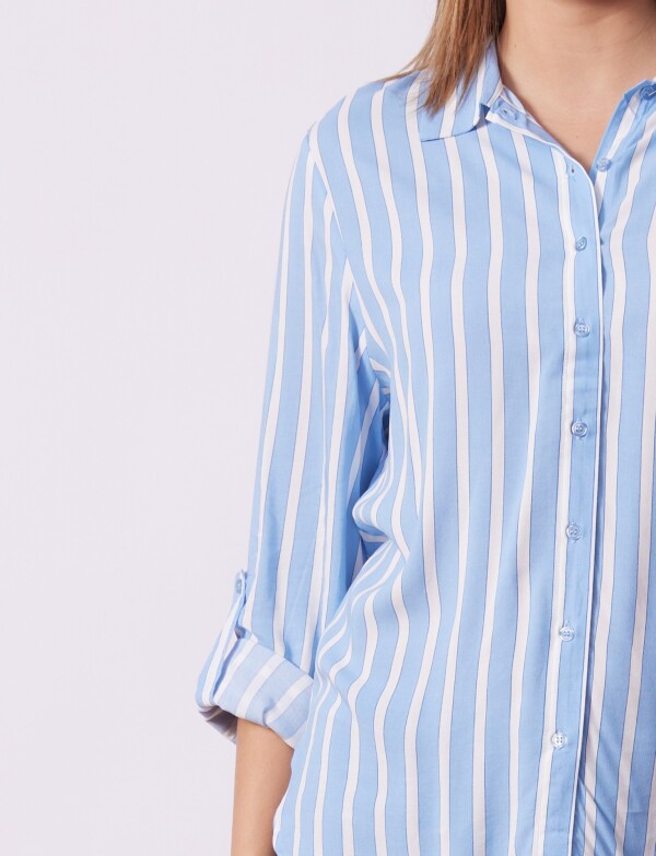Camisa Lineas CELESTE/MULTI