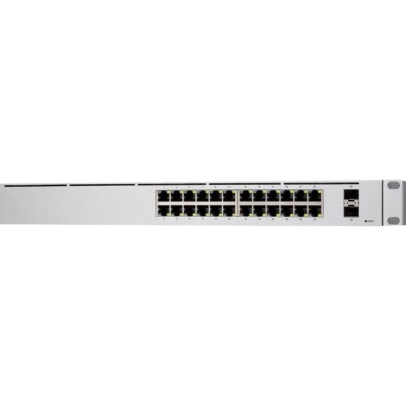 Ubiquiti UniFi Switch USW-24 - Conmutador - Gestionado - 24 x 10/100/1000 + 2 x Gigabit SFP - montaje en rack, sobremesa Ubiquiti UniFi Switch USW-24 - Conmutador - Gestionado - 24 x 10/100/1000 + 2 x Gigabit SFP - montaje en rack, sobremesa
