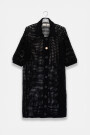 LONG KNIT SHIRT Black