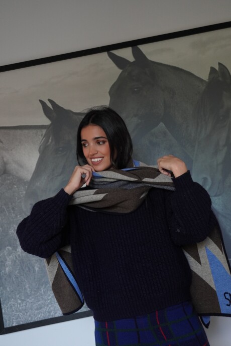 Navajo Scarf Gris