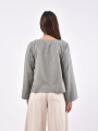 BLUSA YUCATAN VERDE GRISACEO
