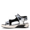 Sandalias de Niña MINI Miss Carol TUNIA deportiva de charol Plateado