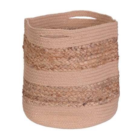 CESTO YUTE-Y-ALGODON NATURAL-BEIGE ANK-35