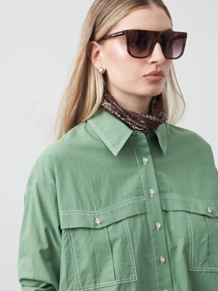 CAMISA D.CASSIN EVIE VERDE