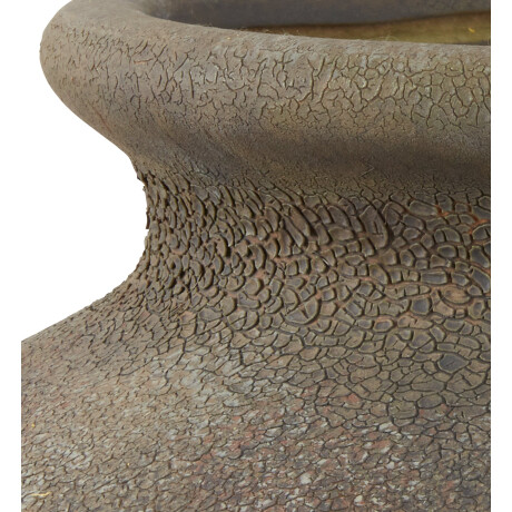 Jarron Tommy Ø26Xa44Cm Gris/Marron