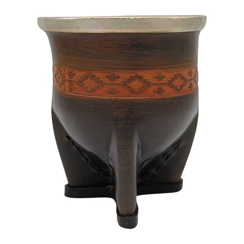 Mate camionero con Guarda Pampa - ALPACA - 09 marrónuniforme