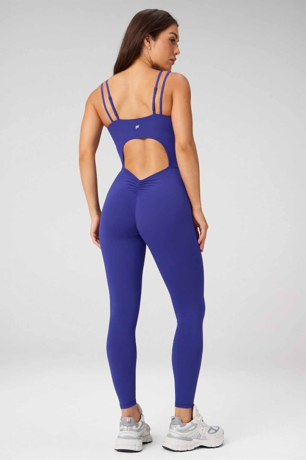 Enterizo Booty Scrunch PureLuxe V-Back Mujer Nightfall