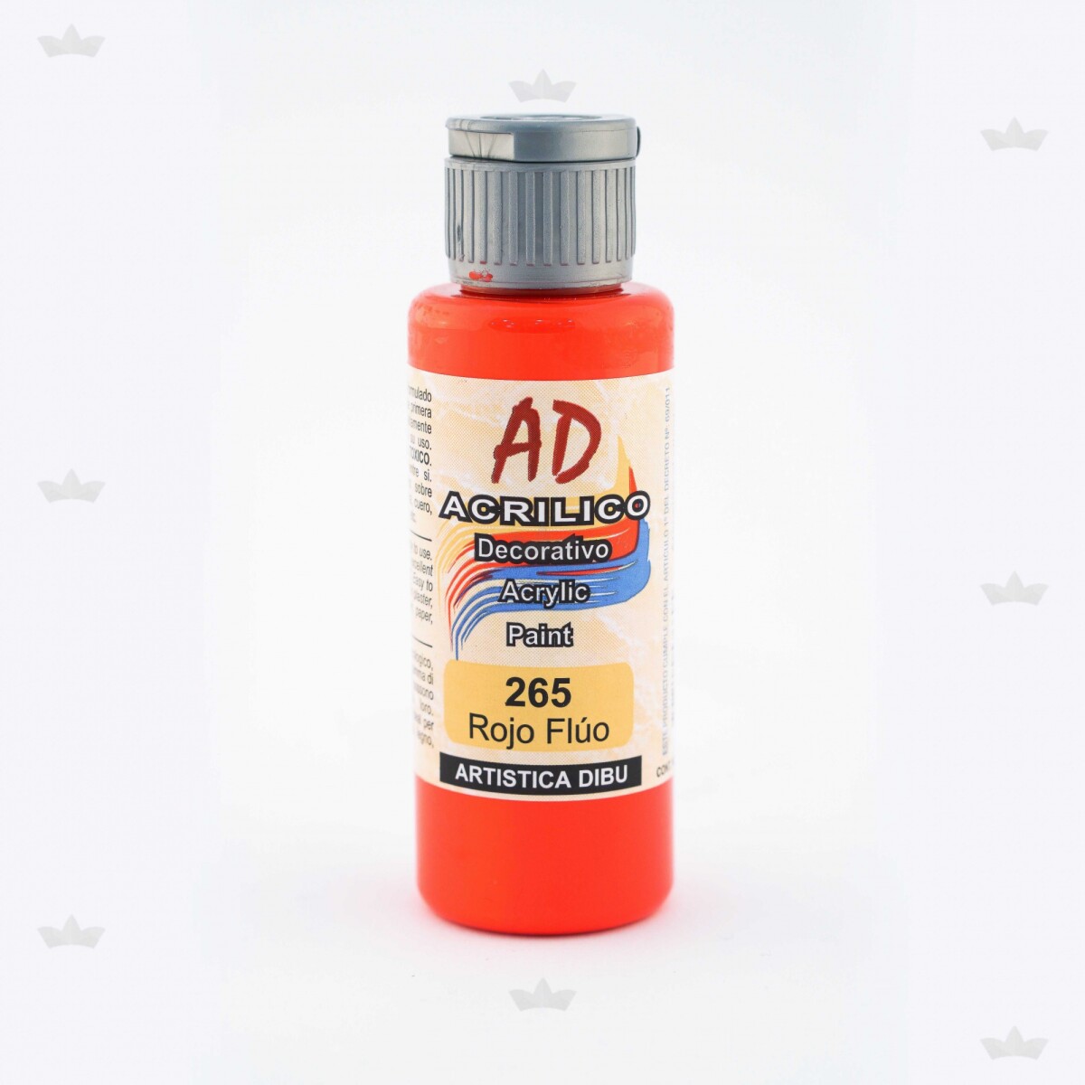 ACRILICO DECORATIVO ROJO FLUOR 60 ML 