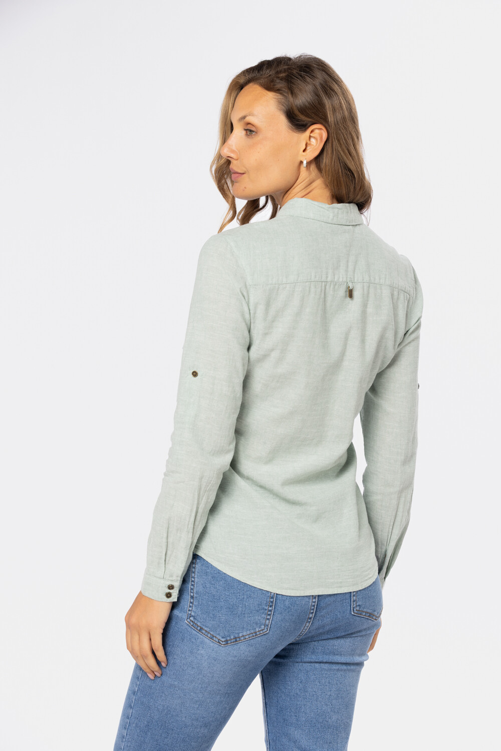 CAMISA DE LINO Verde