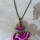 Cracked Necklace Fucsia