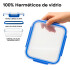 Set de 8 Recipientes de Vidrio Herméticos IMBACK IBK-HMJ050 | Cierre Antifugas, Vidrio Borosilicato BPA Set de 8 Recipientes de Vidrio Herméticos IMBACK IBK-HMJ050 | Cierre Antifugas, Vidrio Borosilicato BPA