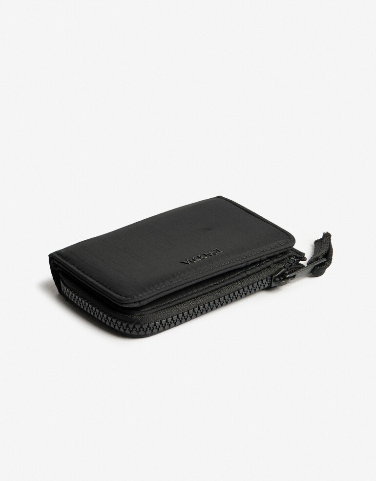 Billetera Nylon Billetera De Material Reciclado - Negro