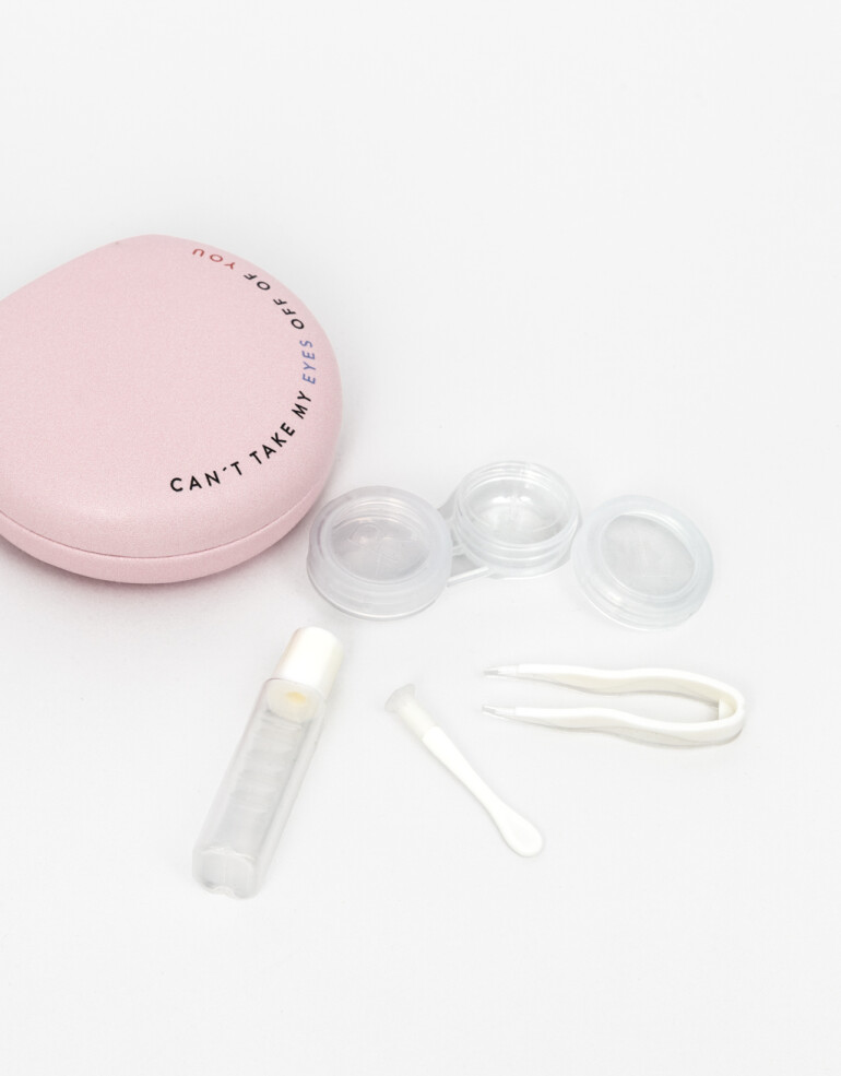Rega Varios Check Out Kit Para Lentes De Contacto - Rosa Claro