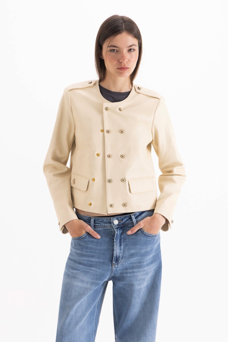 CHAQUETA NET Beige