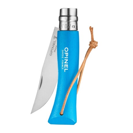 Navaja 2205 N°7 inoxidable colores Celeste