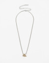 Cadena Corta con Dije Metal Collar Con Dije Nudo Biplating - Dorado