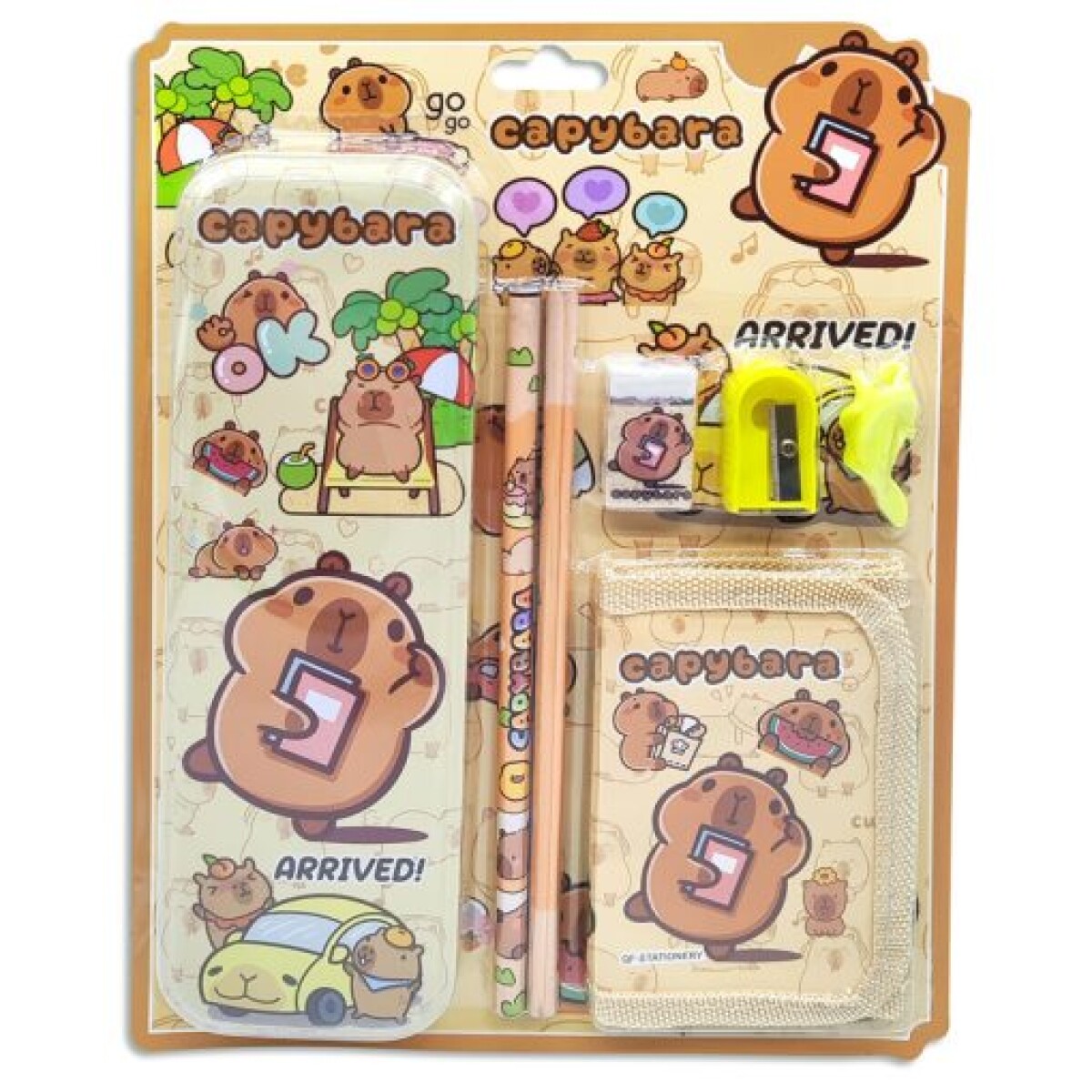 Set Escolar Capybara 