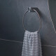 TOALLERO ARO METAL SIGNATURE GRAFITO GUNMETAL PARA BAÑO GRAFITO-GUNMETAL