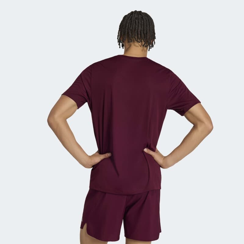 Remera Adidas Adi365 Running Essentials Marrón