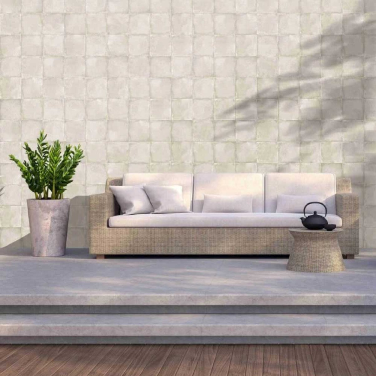 Porcelanato Ladrilho Caqui AC - 1.8m2 