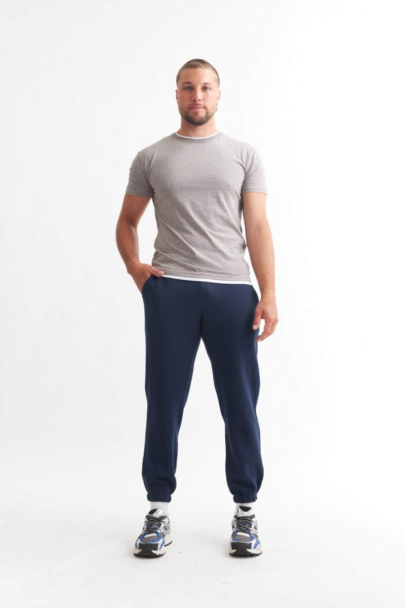 Jogger felpa AZUL MARINO