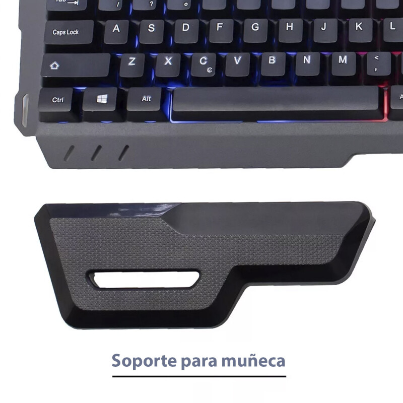 Set Teclado y Mouse Gamer Símil Mecánico JX-KT660 con RGB Set Teclado y Mouse Gamer Símil Mecánico JX-KT660 con RGB