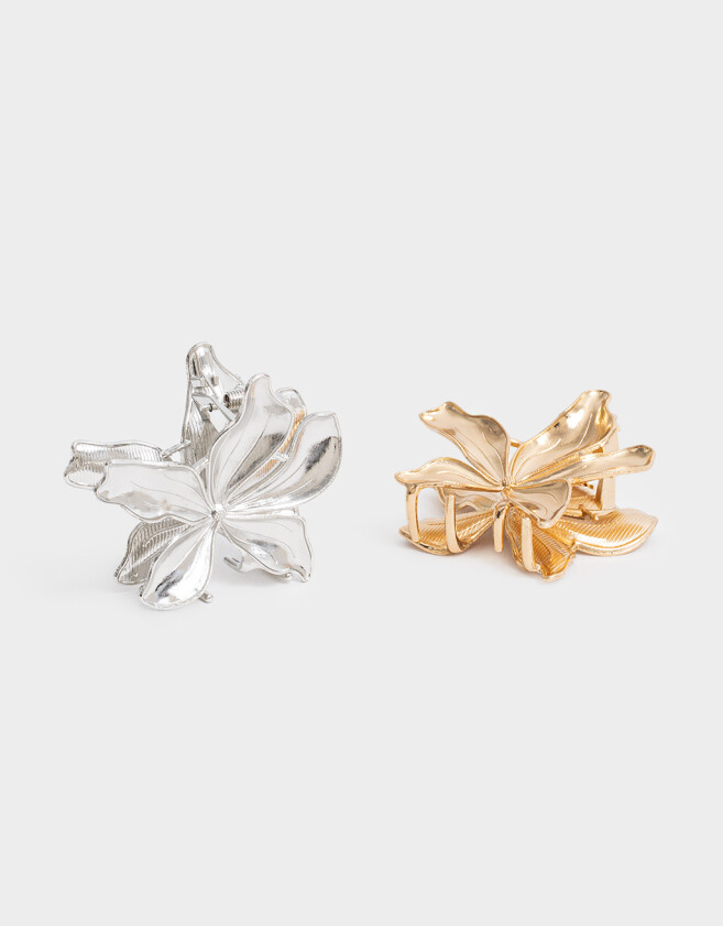Broches Sets Con flores Set De Broches - Combinacion Bicolor