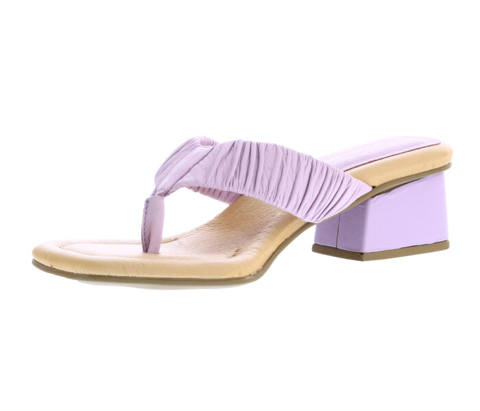 Sandalia taco medio Lilac