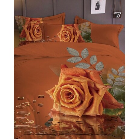 Manta Cotton Flor Glamour 2 plazas sommier con 2 porta almohadas y almohadón Manta Cotton Flor Glamour 2 plazas sommier con 2 porta almohadas y almohadón