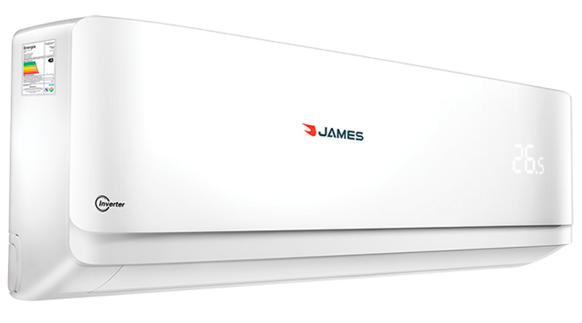 AIRE ACOND. JAMES INVERTER AAM-09FCO INV. 9000 BTU Clase¨A¨ - Sin color 