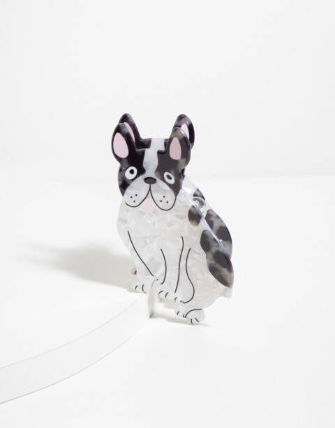 Broche Animales Broche De Perro Bulldog Francés - Combinacion Bicolor