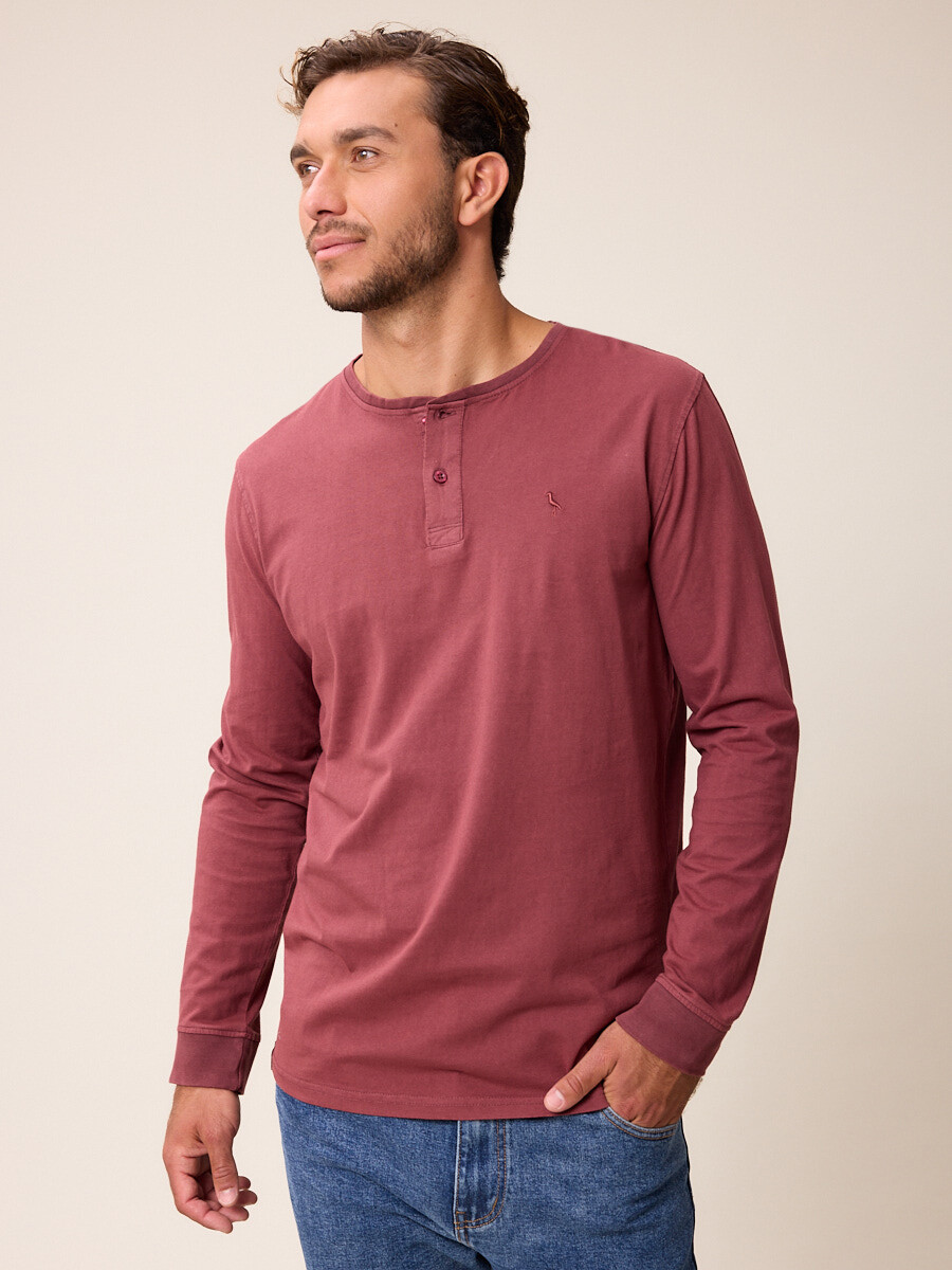 T-SHIRT M/L UCAY POLANCO - Vino 