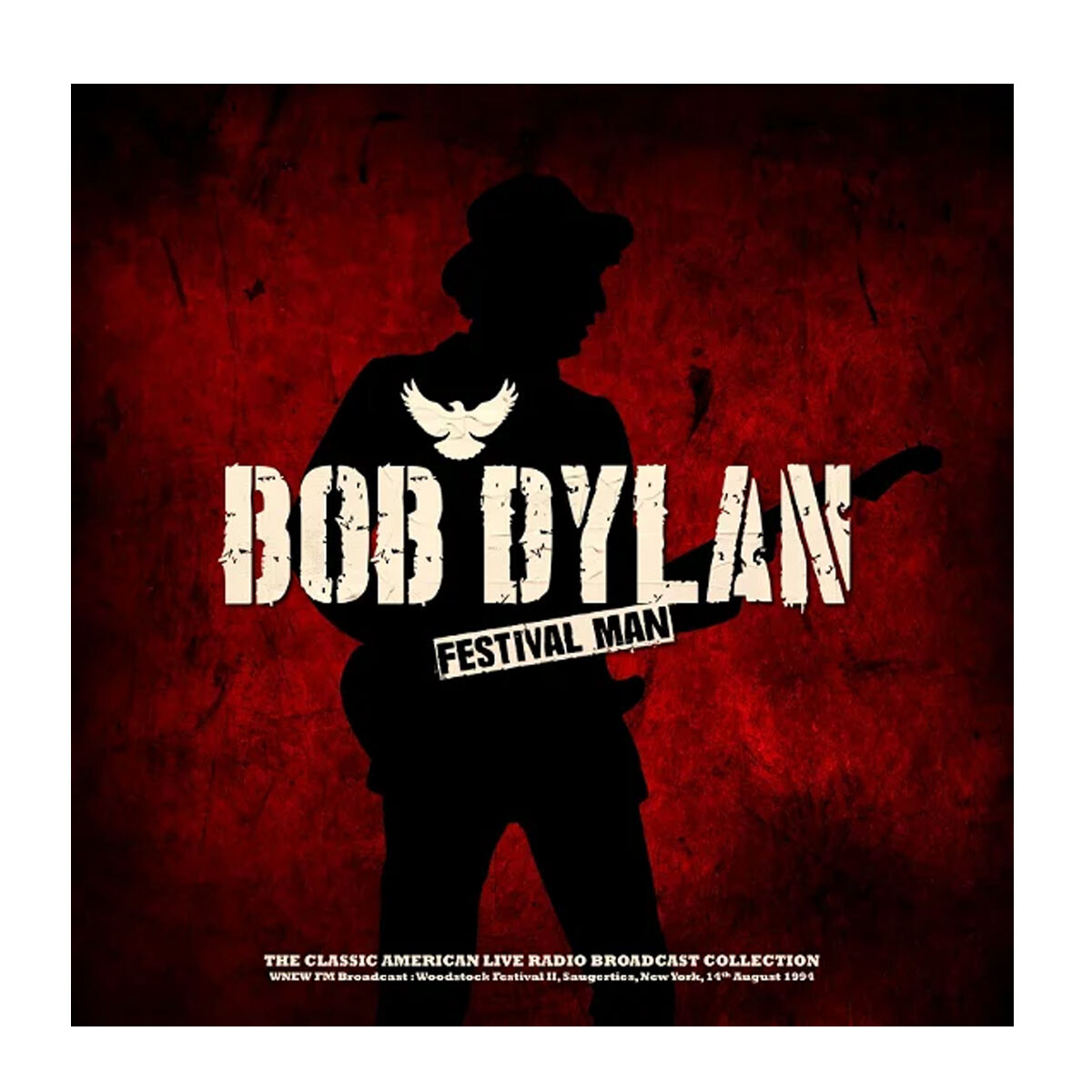 Bob Dylanwnew Fm Broadcast Woodstock Festival Ii Suagerties Ny 14th August 1994 (red Vinyl)lp 