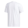 Remera ADIDAS BASIC de Hombre - ED9606 Blanco-negro