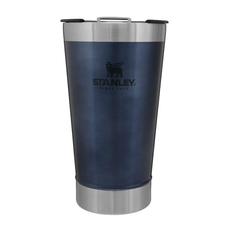 Vaso Stanley Con Destapador 470ml Verano Color Night Fall/Azul Beer Pint Con Tapa Vaso Stanley Con Destapador 470ml Verano Color Night Fall/azul Beer Pint Con Tapa