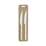 SET X2 CUCHILLO MESA 23CM AC MANGO BEIGE TOSCANA SET X2 CUCHILLO MESA 23CM AC MANGO BEIGE TOSCANA