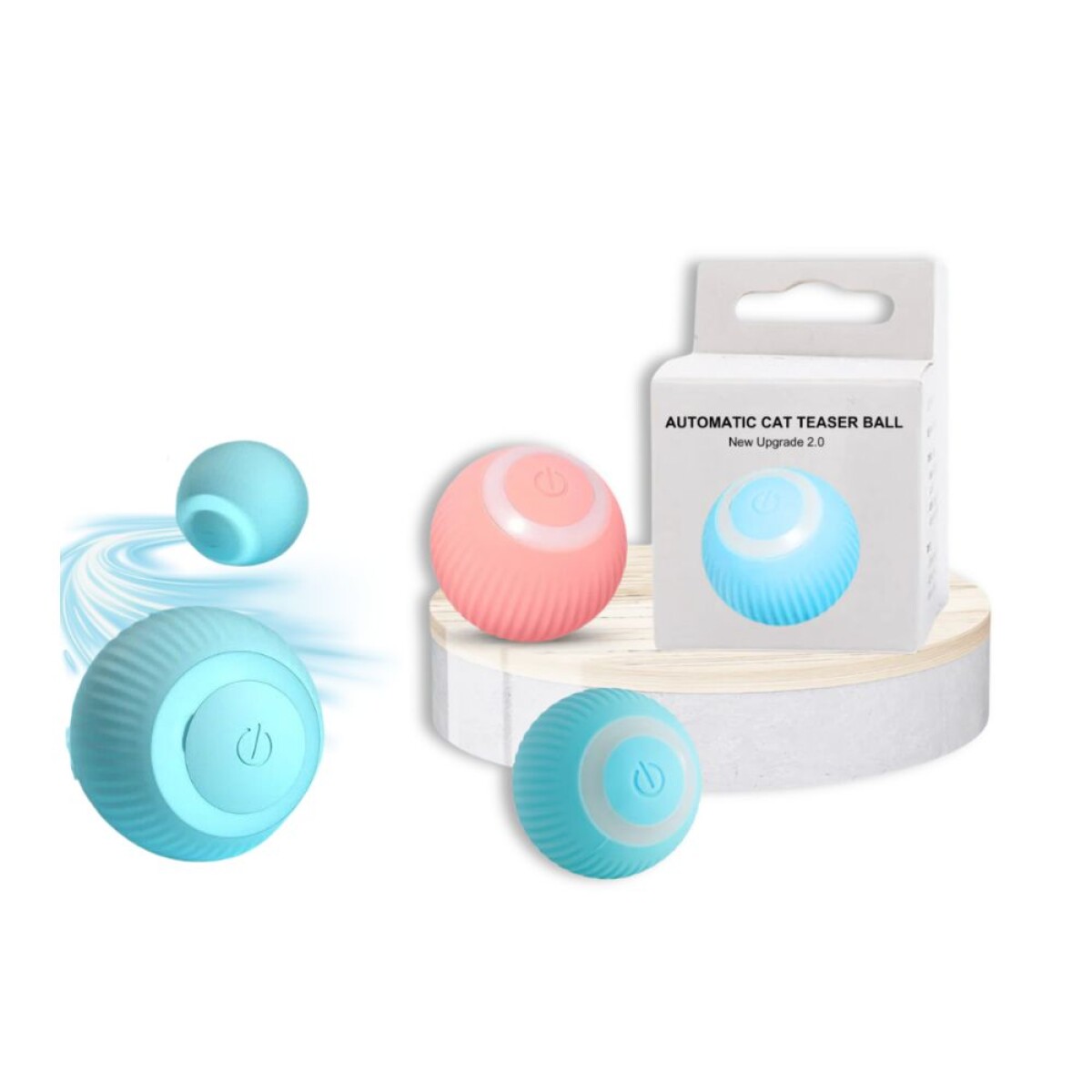 Juguete Interactivo Para Gato C/Sensor Mov 