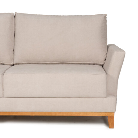Rinconera Amadeus Chica - Tela Microfibra - Chaise Izquierdo 2203 (Beige)