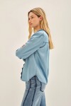 CAMISA JANE GATHERS Azul