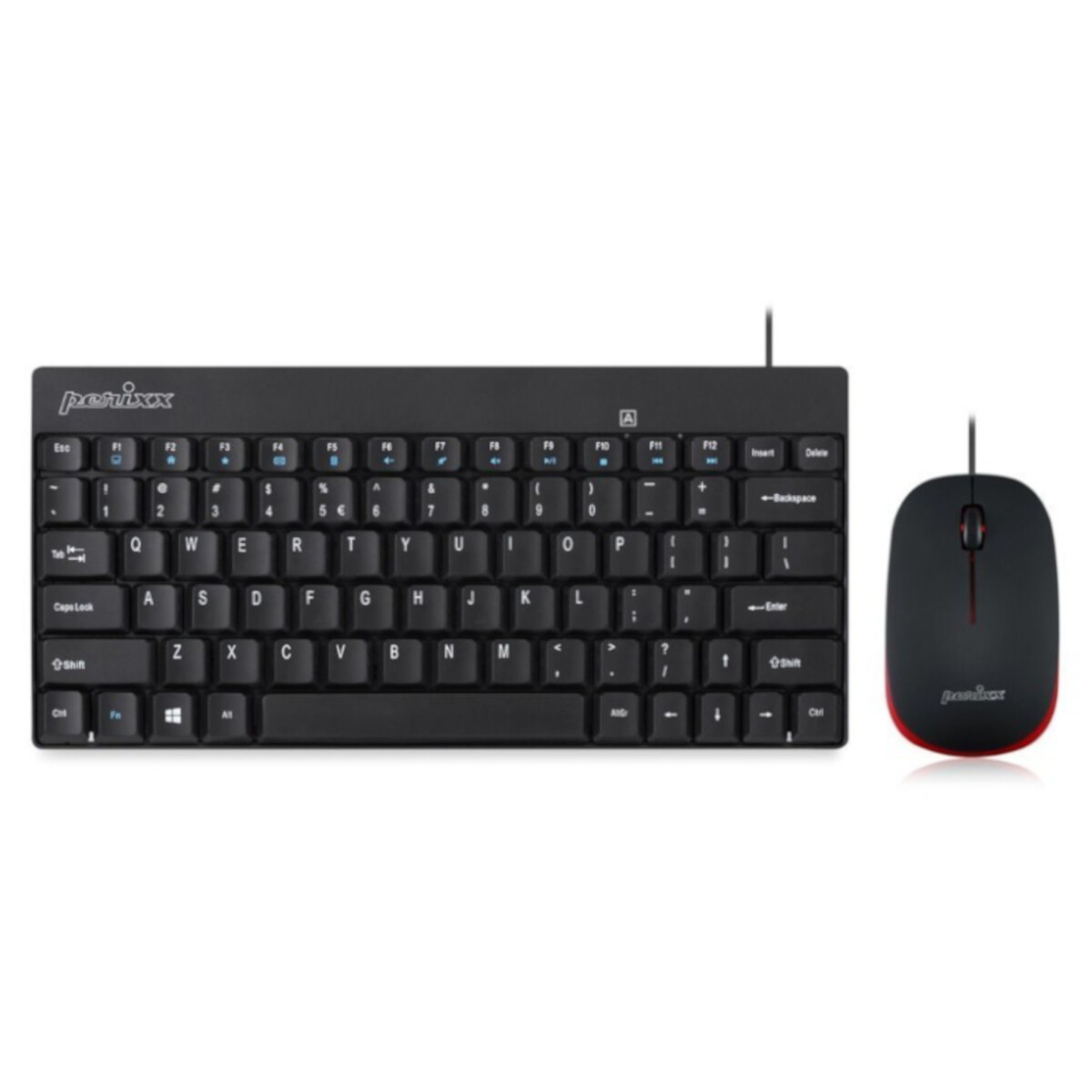 Combo Mouse Y Teclado Cableados Perixx 212 Español 