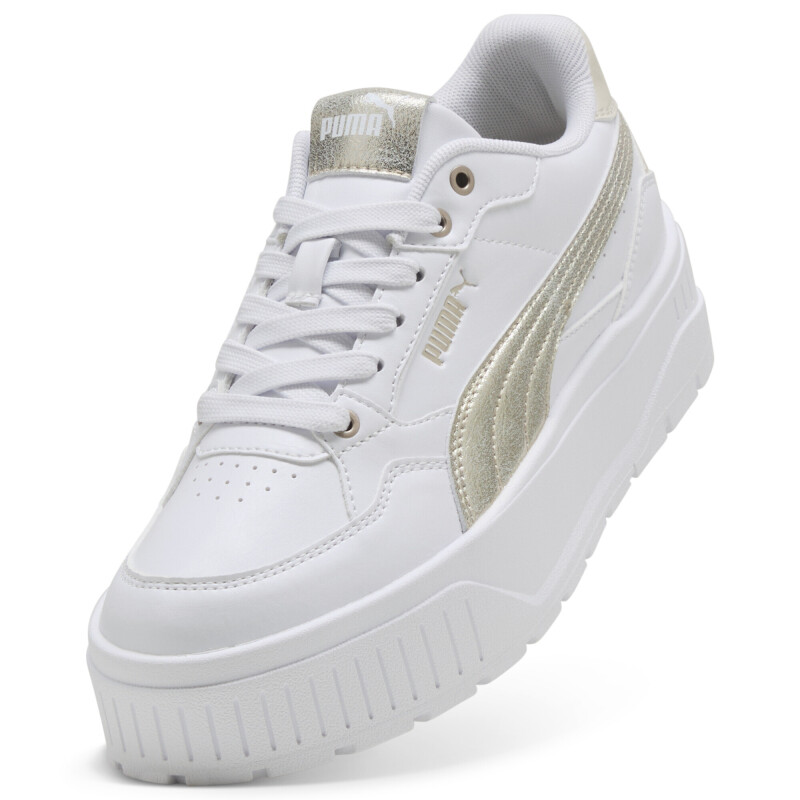 Championes Puma Karmen II Idol Metal Whisper Mujer 404518 01 Blanco-dorado