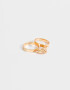 Sets Anillos Con corazón Set De Anillos Con Corazón - Dorado