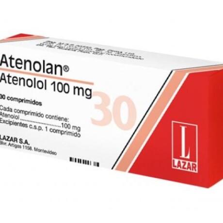 Atenolan 100mg 30 Comprimidos Atenolan 100mg 30 Comprimidos