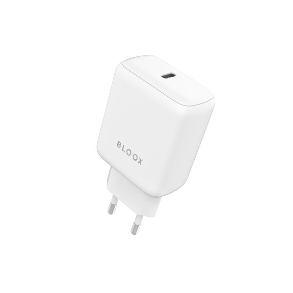 Ficha cargador de pared USB-C 20W color blanco Ficha Cargador De Pared Usb-c 20w Color Blanco