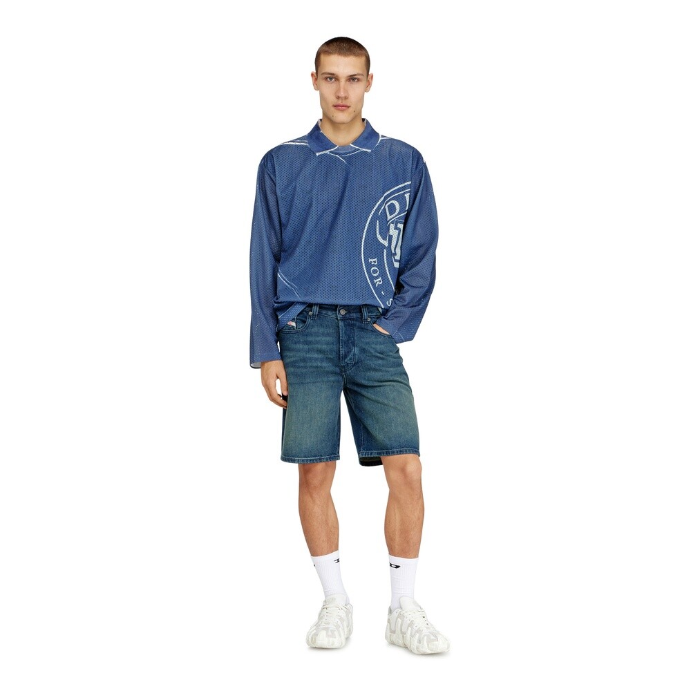 Short Para Hombre Regular Azul
