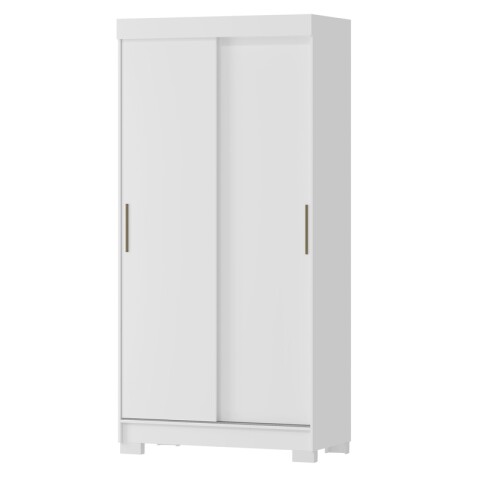 Ropero Antares 2 Puertas Corredizas con 2 Cajones Blanco Ropero Antares 2 Puertas Corredizas con 2 Cajones Blanco