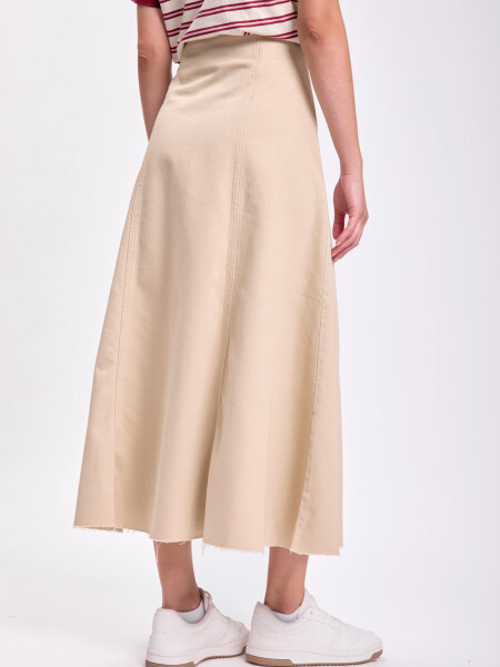 Pollera larga Beige
