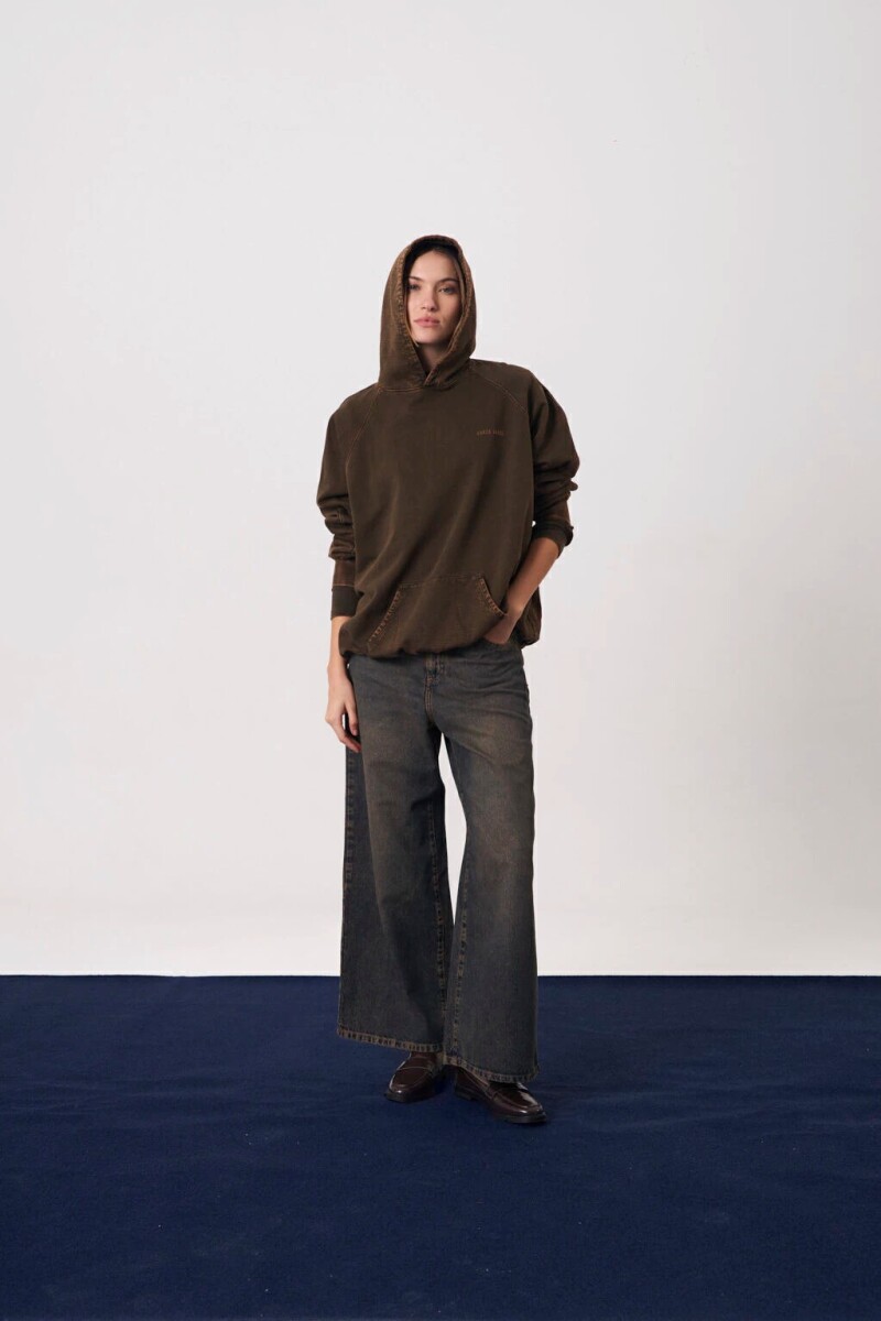 BUZO HOODIE HABANO Habano