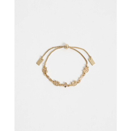 Pulseras Flexibles Bañadas En Oro Dorado